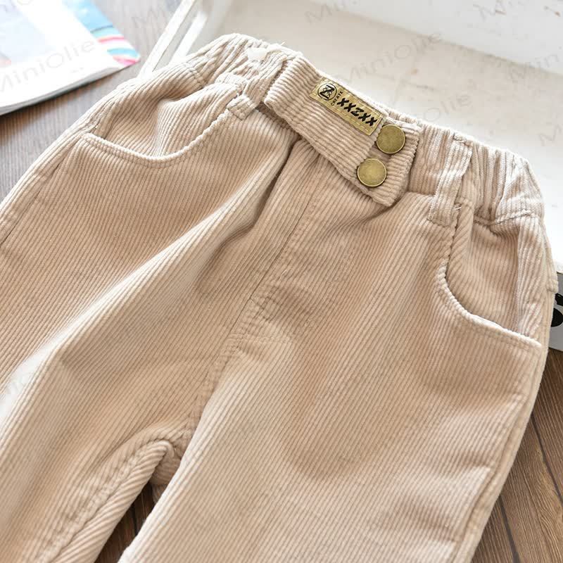 Kid Girl Stretch Velvet Corduroy Pants - image 11