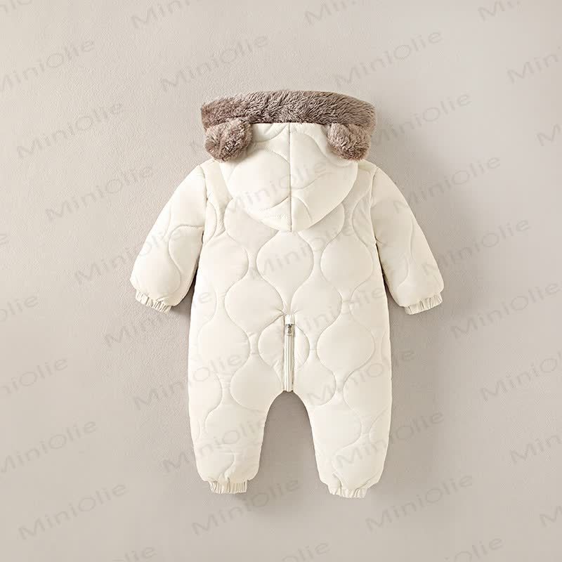 Baby Corduroy Fleece Romper - image 12