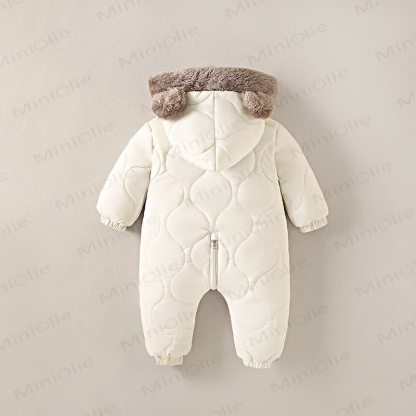 Baby Corduroy Fleece Romper - image 12
