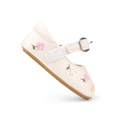 Baby Flower Embroidered Shoes - image 6