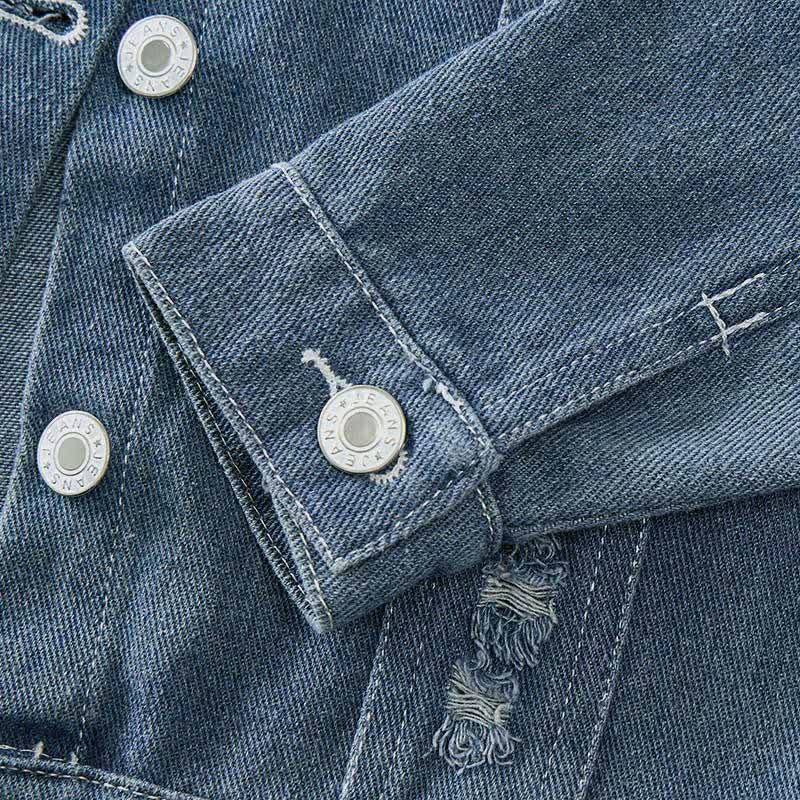 JUST A BOY WHO LOVES TRUCKS EXCAVATORS TRACTORS Toddler Kid Denim Jacket - image 7