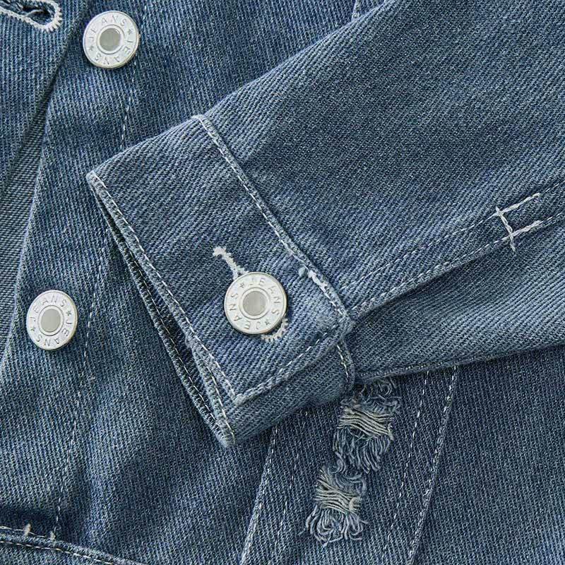 JUST A BOY WHO LOVES TRUCKS EXCAVATORS TRACTORS Toddler Kid Denim Jacket - image 7