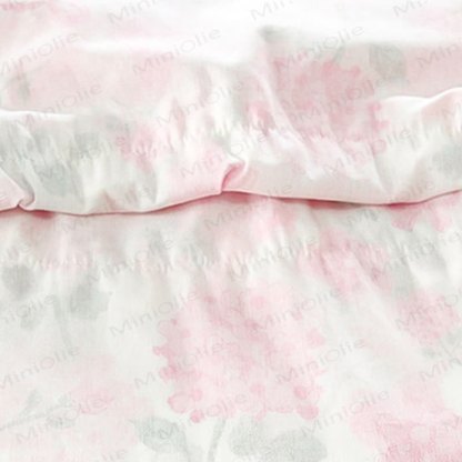 Toddler Girls Cotton Pink Floral Puff Sleeves Dress - image 5