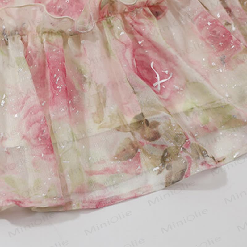 Toddler Kid Girls Cotton Floral Print Ruffle Dress - image 6