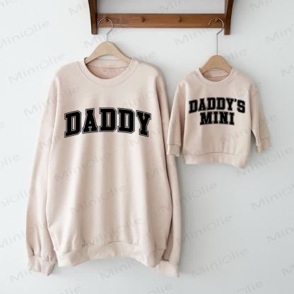 DADDY/DADDY'S MINI Beige Slogan Family Sweatshirt - image 1