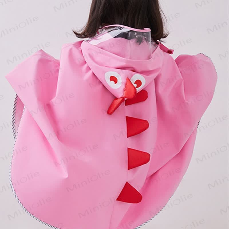 Toddler Dinosaur Hooded Cloak Raincoat - image 33 - image 34