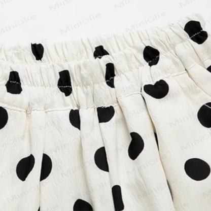 Toddler Girl Bow and Polka Dot Top and Pants 2-piece Set - image 8