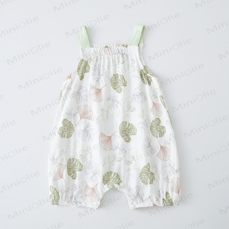 Baby Cotton Gauze Romper - Green - 18-24M - image 3