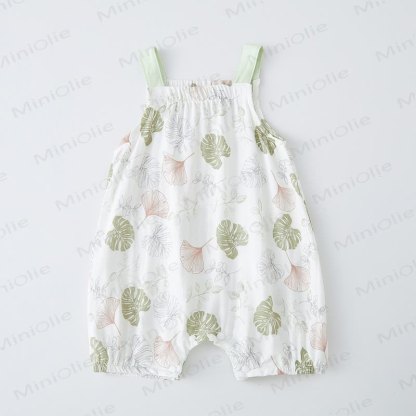 Baby Cotton Gauze Romper - Green - 18-24M - image 3