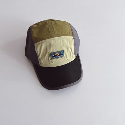 Toddler Mountain Patch Peaked Cap - Grey - 3-7T - image 7
