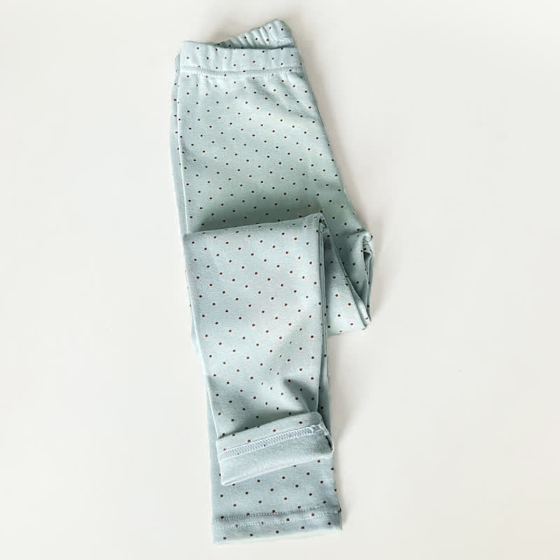 Toddler Kid Girl Leggings - Green Dot - 14Y - image 10