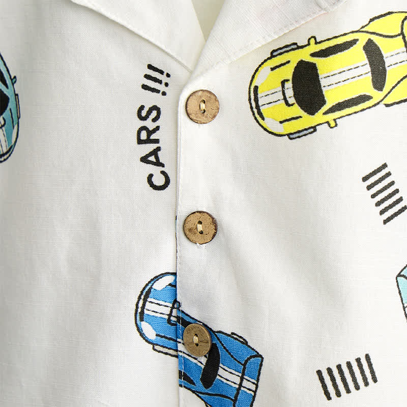 Toddler Boys Cars Print Shirt and Shorts 2-piece Set - image 5