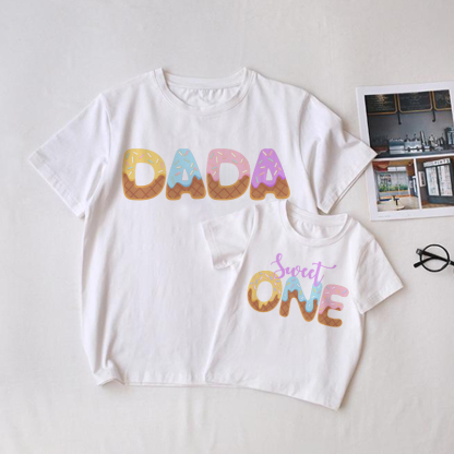 BRO/SIS Family Matching Birthday T-Shirt - DADA - Adult T-Shirt: XL - image 1