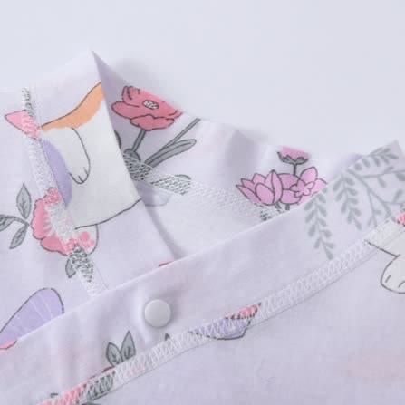 Baby Print Short Sleeve Romper - image 6