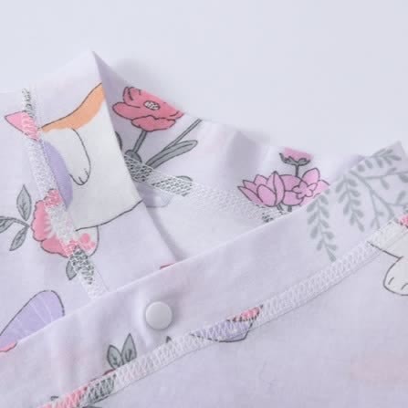 Baby Print Short Sleeve Romper - image 6