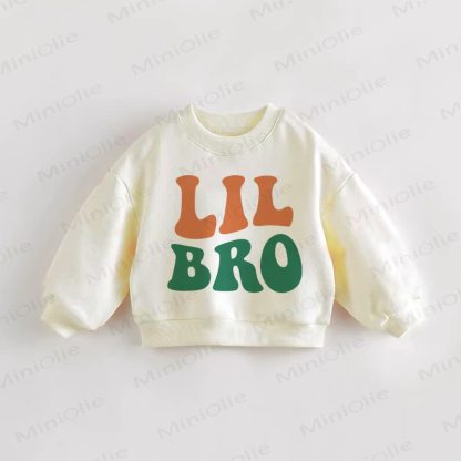 LIL BRO Baby Toddler Cream Sweatshirt - Cream - 3-5T - image 1