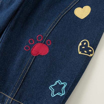 Toddler Girl Star Vest/White Shirt/Blue Jeans - image 15