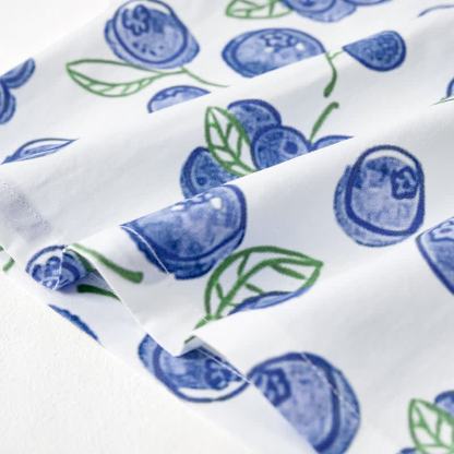 Baby Toddler Blueberry Print White Top and Shorts 2-piece Set - image 6