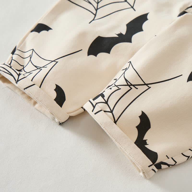 Baby Toddler Spider Web Beige Overalls - image 4