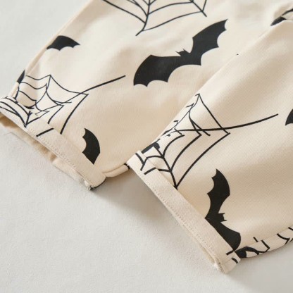 Baby Toddler Spider Web Beige Overalls - image 4