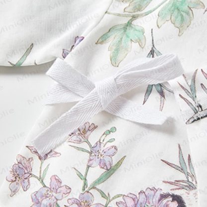 Baby Fruit Print Wrap Romper - image 7