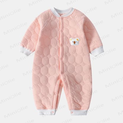 Baby Koala Chest Warmer Romper - Pink - 18-24M - image 4