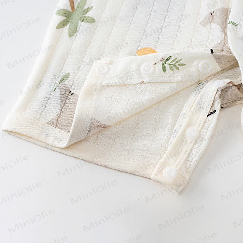 Baby Breathable Cotton White Romper - image 10