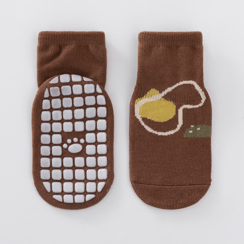 Baby Toddler Animal Duck Floor Socks - Brown - 3-5T - image 5