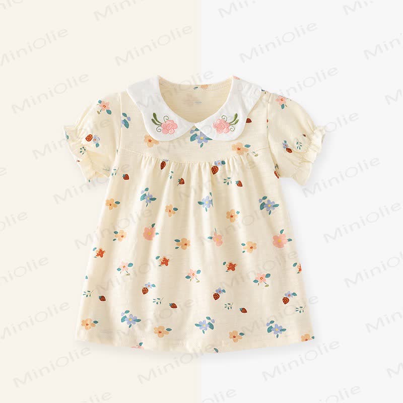 Baby Toddler Girl Floral Summer Dress - Colorful Flower - 3-4T - image 4