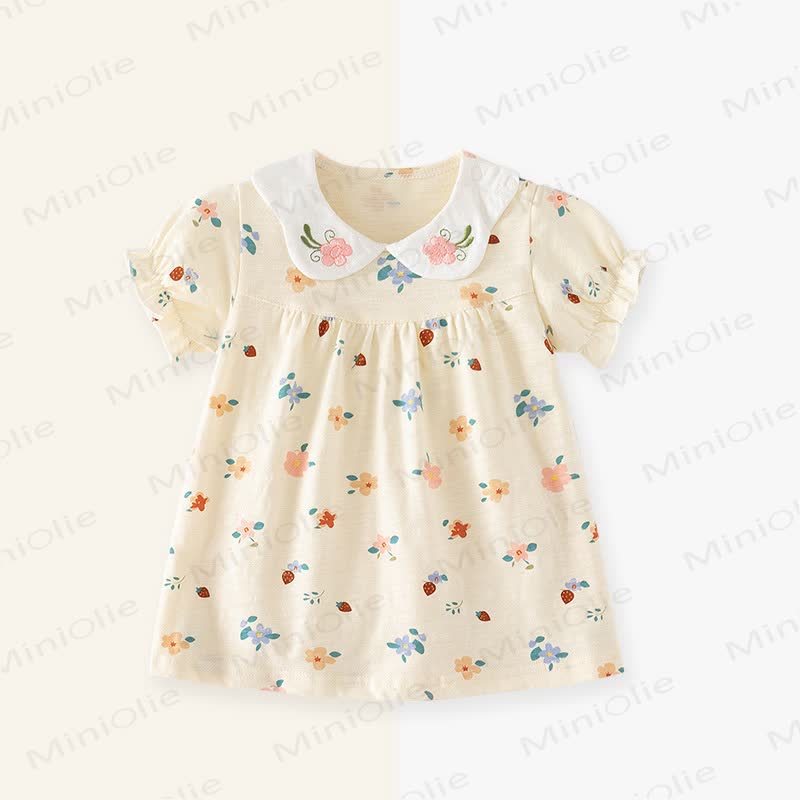 Baby Toddler Girl Floral Summer Dress - Colorful Flower - 3-4T - image 4