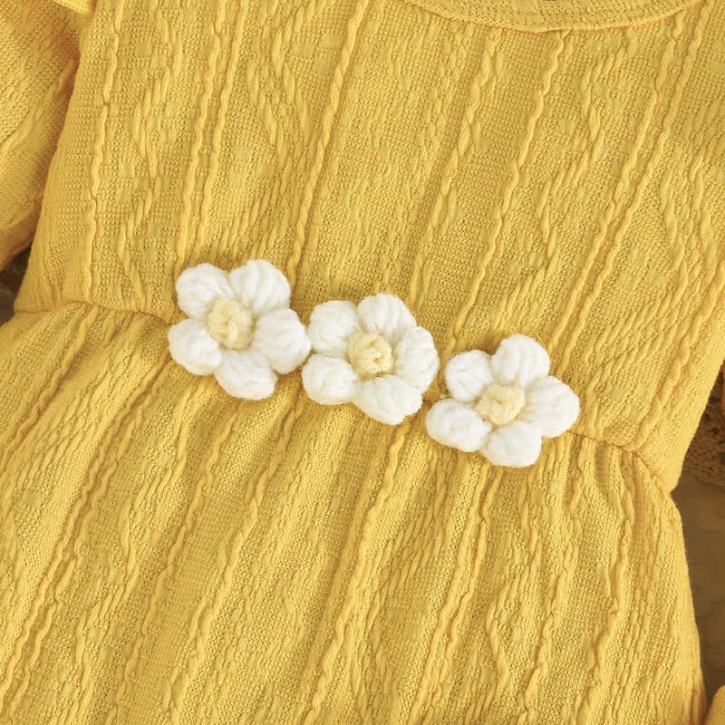 Baby Flower Bodysuit Headband Socks - image 6