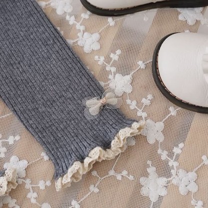 Toddler Girl Skirted Tulle Bow Leggings - image 10