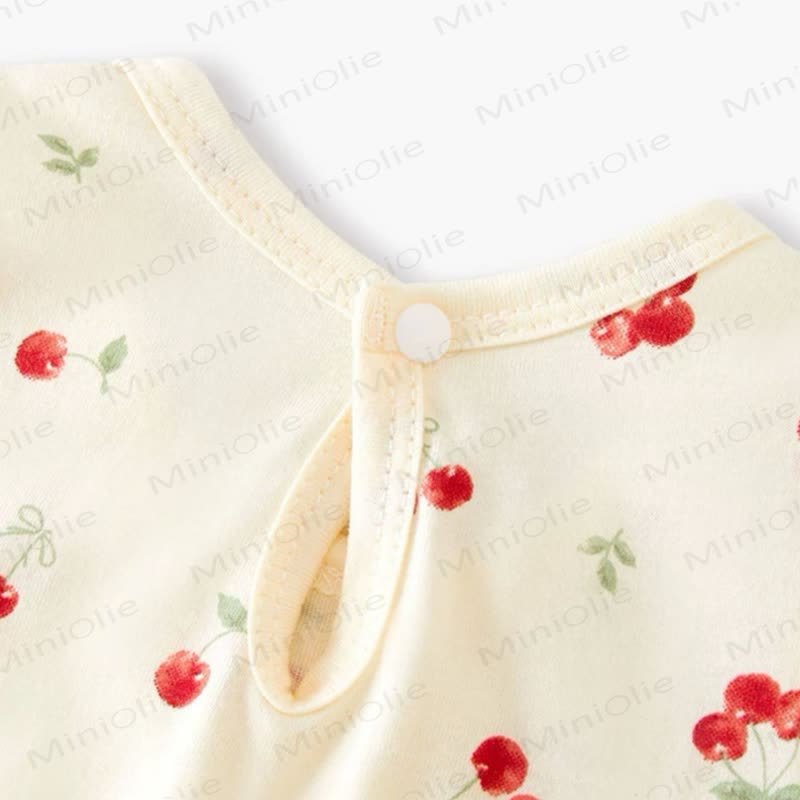 Toddler Baby Girl Beige Flutter Sleeve Dress - image 5