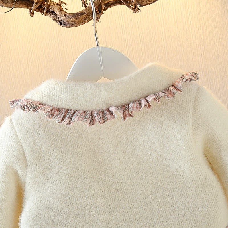 Toddler Plaid Dress and Cardigan with Bag - image 9