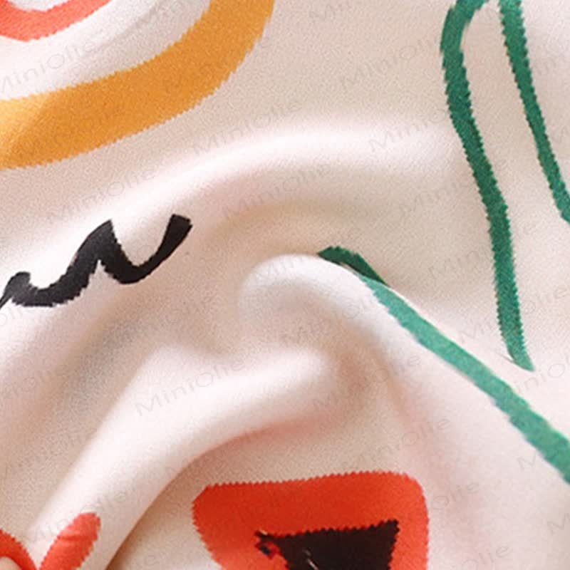 Toddler Girl Artistic Print/Floral Sleeveless Dress - image 10