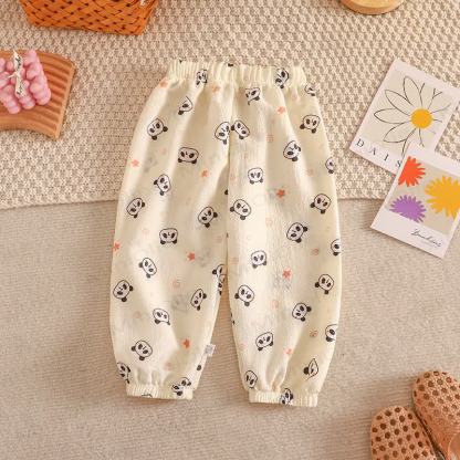 Toddler Strawberry Flower Dots Animal Pants - Panda - 12-13T - image 10