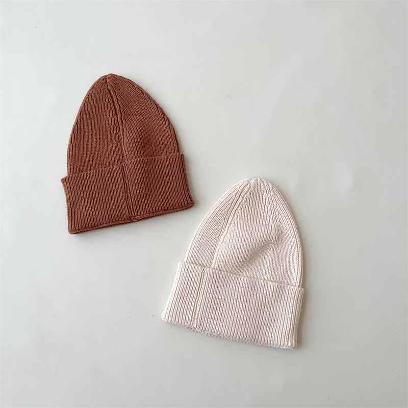 Baby Embroidered Smile Face Beanie - image 5