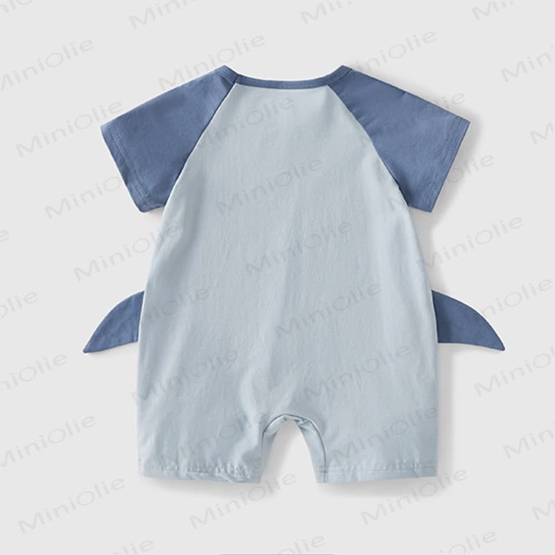 Baby Shark/Dino Raglan Romper - image 4