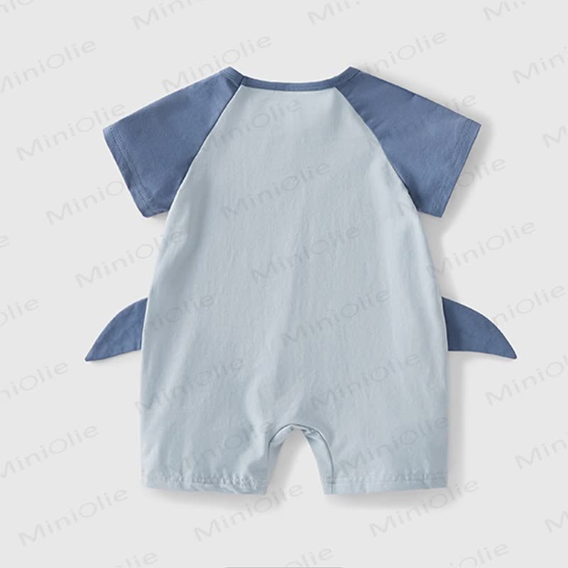 Baby Shark/Dino Raglan Romper - image 4