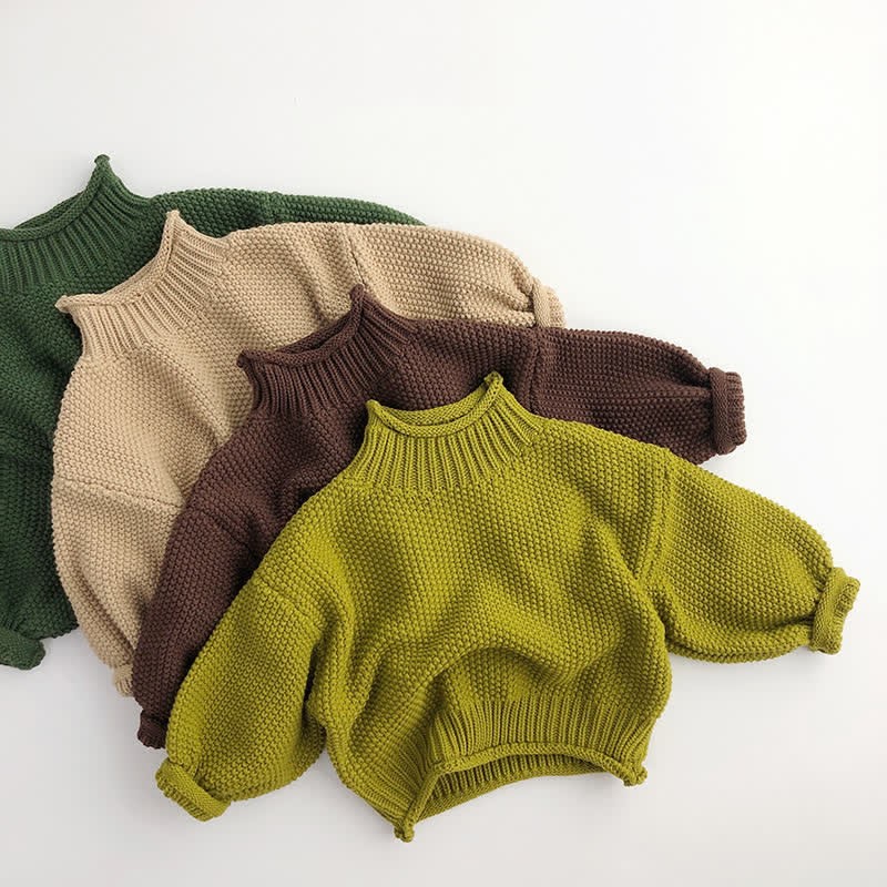 Toddler Boy Retro Turtleneck Sweater - image 1