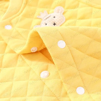 Baby Solid Color Quilted Vest Outerwear - image 8