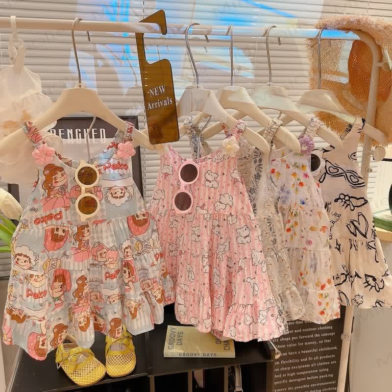 Toddler Girl Floral Cami Dress - image 7