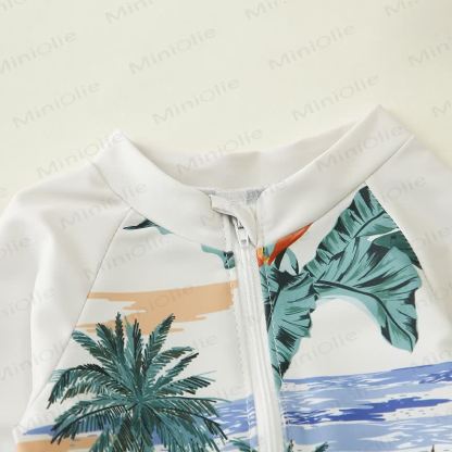 Baby Toddler Boy Dinosaur Shark Swimsuit with Hat - image 20