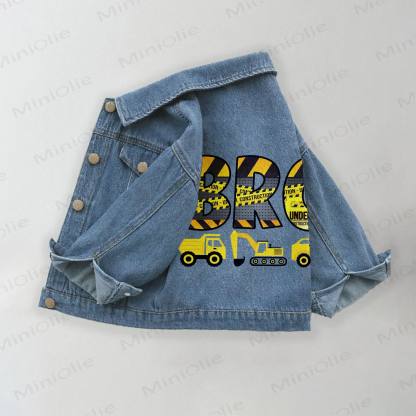 BRO Toddler Kid Denim Jacket - Blue - 10-11T - image 1