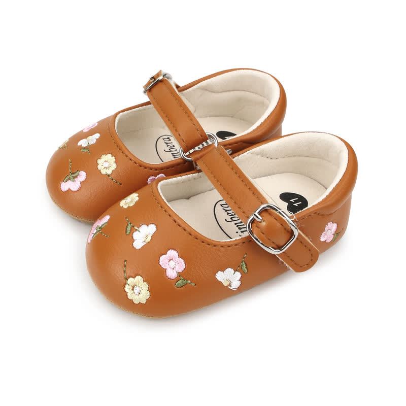 Baby Flower Embroidered Shoes - image 11