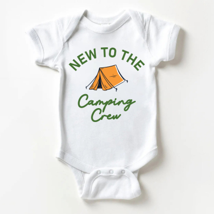 NEW TO THE CAMPING CREW Baby White Bodysuit - White - 18-24M - image 1