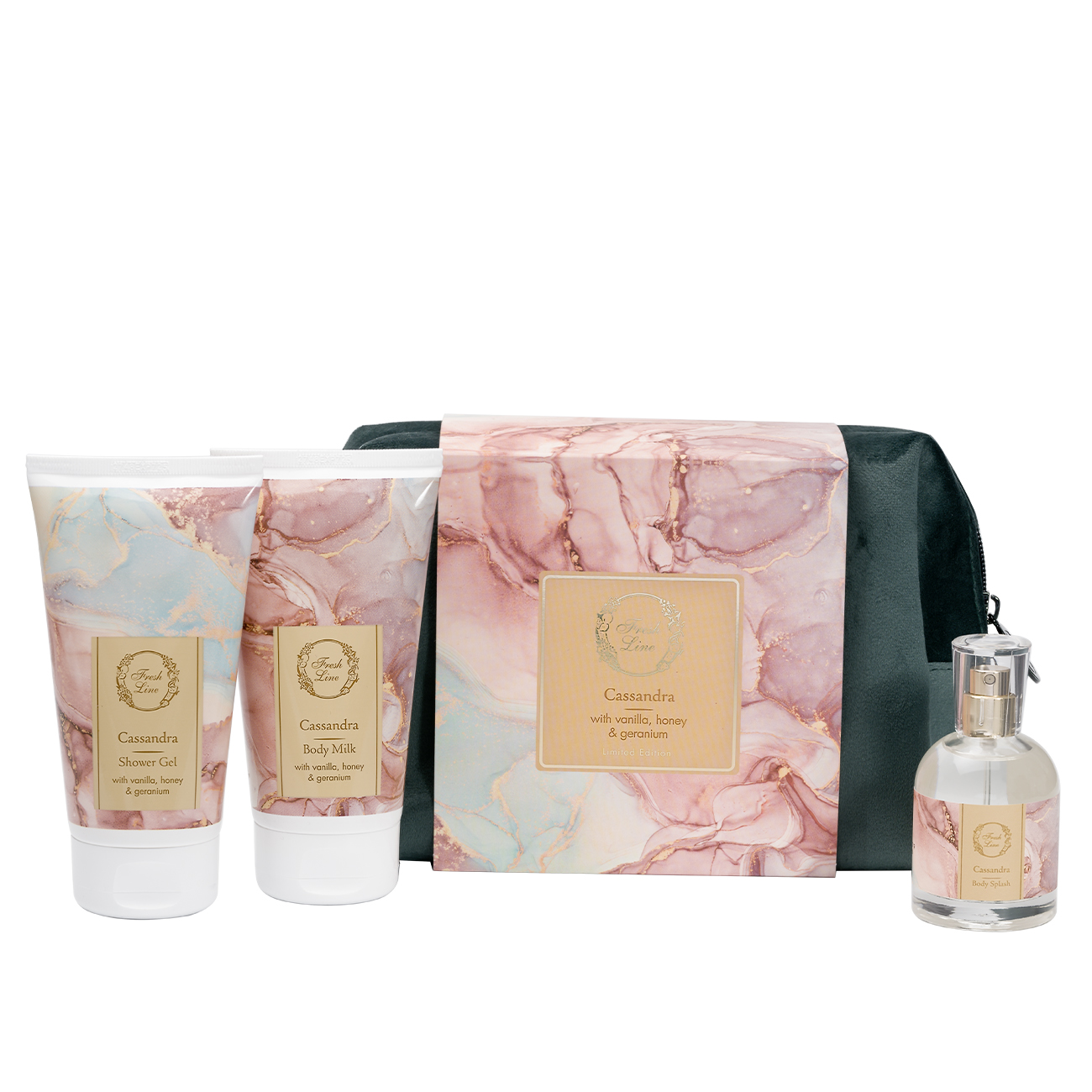 CASSANDRA Necessaire Set 3pcs
