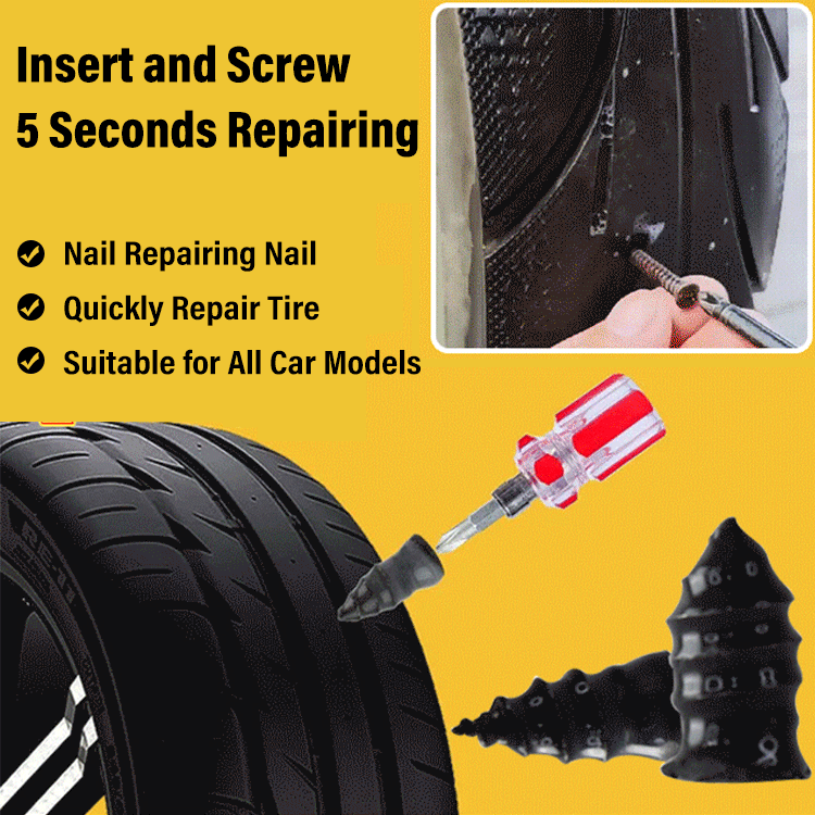 Quick tire repair tool