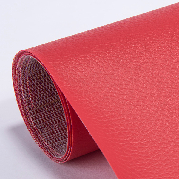 Leather repair self-adhesive patch