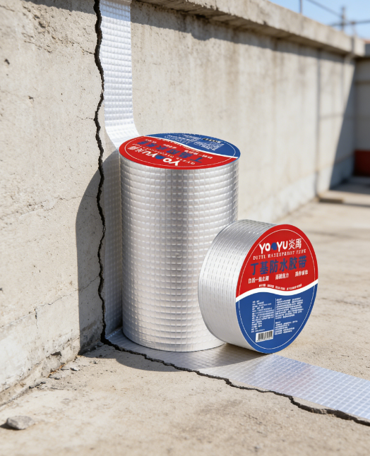 Pita Pelekat Kalis Air Aluminum Foil Butyl 【Beli 1 Percuma 1】- Pelekat Atap Bocor Super Kuat - Sesuai untuk Retakan Dinding, Paip & Atap Zink (Tahan Panas & Hujan)